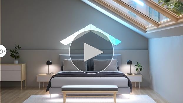 Nanoleaf Shapes Triangle Light Panels, Smart RGBW LED Wall